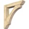 Ekena Millwork Legacy Slat Rough Sawn Bracket w/ Offset Brace, Douglas Fir, 8"W x 44"D x 44"H BKT0806X44X44LEC06RDF - alternate 1